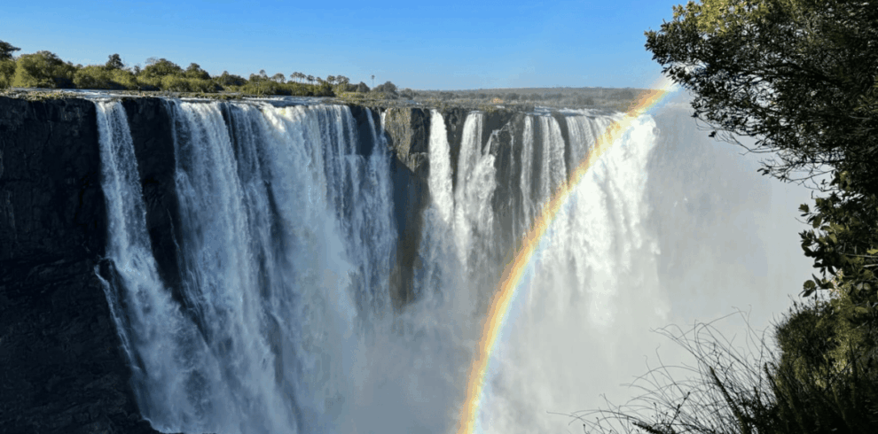 vic falls rainbow